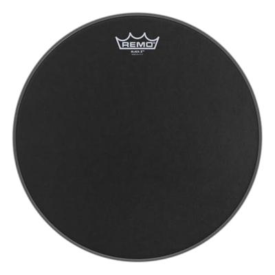 Remo BX-0814-10 Emperor X Black Suede 14 inch snaredrumvel dot