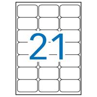 Apli laser A4 etiketten 63,5x38,1mm 2100 - thumbnail