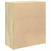 Dressoir 80x42,5x93 cm bewerkt hout sonoma eikenkleurig - thumbnail