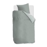 Rivièra Maison Riviera Maison Dekbedovertrek Twisted - Grijsgroen 140x200/220 cm - thumbnail
