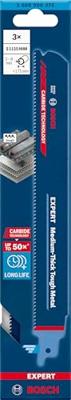 Bosch Accessories 2608900375 Expert Medium-Thick Tough Metal S 1155 HHM reciprozaagblad, 3 stuks Zaagbladlengte 225 mm 3 stuk(s)