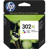 HP 302XL Inktcartridge Origineel Cyaan, Magenta, Geel F6U67AE Inkt - thumbnail