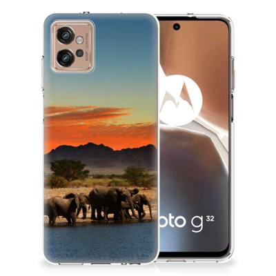 Motorola Moto G32 | TPU Hoesje | Olifanten