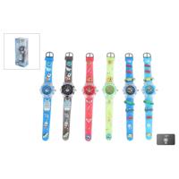 Jongens analoog horloge met licht - thumbnail