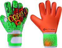 Elite keepershandschoenen Crash junior latex groen/oranje - thumbnail