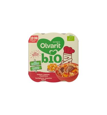 Olvarit Bulgur tomaat rundvlees 12M210 bio 230 Gram Olvarit Bulgur tomaat rundvlees 12M210 bio 230 Gram