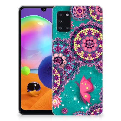 Samsung Galaxy A31 | Hoesje maken | Cirkels en Vlinders Samsung Galaxy A31 | Hoesje maken | Cirkels en Vlinders