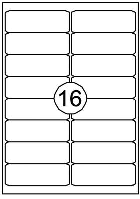 Etiket quantore 99.1x33.9mm 1600st | 10 stuks