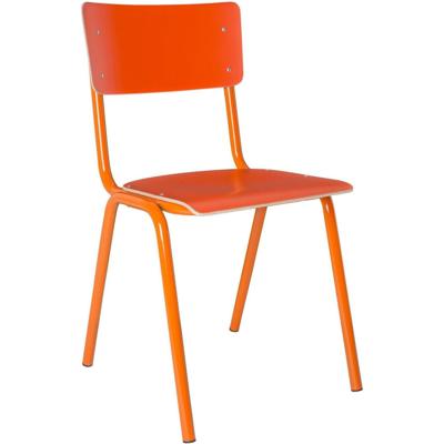 Zuiver eetkamerstoel Back to School Hout oranje 83 x 43 x 47