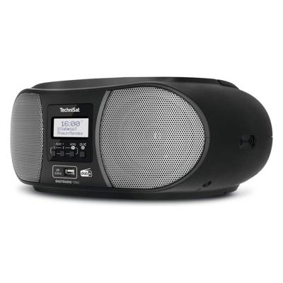 TechniSat DIGITRADIO 1990 Radio/CD-speler DAB+, VHF (FM) AUX, Bluetooth, CD, USB Acculaadfunctie, Wekfunctie Zwart TechniSat DIGITRADIO 1990 Radio/CD-speler DAB+, VHF (FM) AUX, Bluetooth, CD, USB Acculaadfunctie, Wekfunctie Zwart