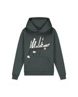 Malelions Hoodie graffiti split - Teal / Off wit - thumbnail