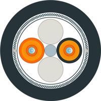 Siemens 6XV18736GT20 Glasvezel Optische vezel Aansluitkabel Zwart, Oranje 50/125 µ Multimode OM2 - thumbnail