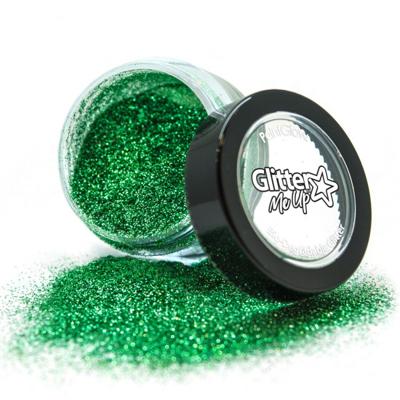 Biologisch afbreekbare fijne glitters 4 gr. Emerald Green