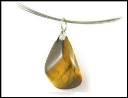 Edelsteen Hanger Tijgeroog