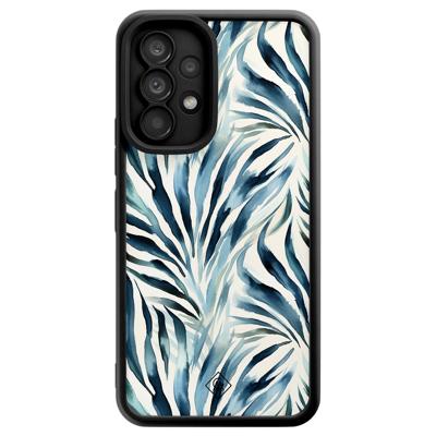 Samsung Galaxy A53 zwarte case - Japandi waves Samsung Galaxy A53 zwarte case - Japandi waves