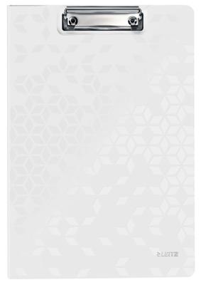 Leitz WOW klemmap met omslag, ft A4, wit Leitz WOW klemmap met omslag, ft A4, wit