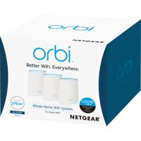 Netgear Orbi AC2200 Tri-band WiFi System draadloze router Tri-band (2.4 GHz / 5 GHz / 5 GHz) Gigabit Ethernet Wit - thumbnail