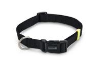 Beeztees Uni - Halsband Hond - Zwart - 48-70 cm x 25 mm - thumbnail