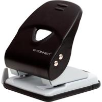 Q-CONNECT Light Duty perforator, metaal, 40 blad, zwart - thumbnail