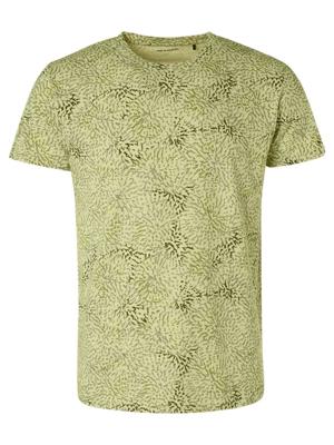 T-shirt crewneck allover printed sl lime T-shirt crewneck allover printed sl lime