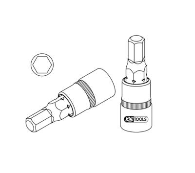 KS Tools 9111306 911.1306 Verwisselbare kop 6 mm