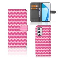 OnePlus 9 | Telefoon Hoesje | Waves Pink - thumbnail