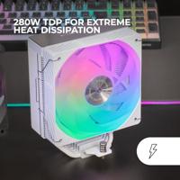 CPU-ventilator Mars Gaming MCPUX5ARGBW - thumbnail