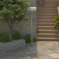 VidaXL Tuinlantaarn met 3 peertjes 220 cm - thumbnail