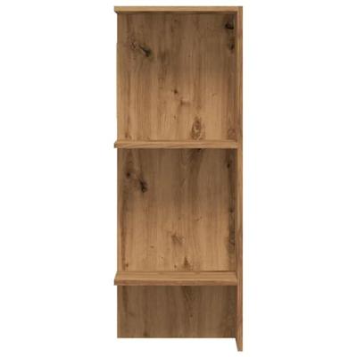 Halmeubel 97,5x37x99 cm bewerkt hout artisanaal eikenkleurig