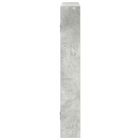 Wandschap 43x9x60 cm bewerkt hout betongrijs - thumbnail