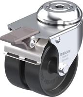 Blickle LMDA-POA 75G-FI Dubbel zwenkwiel Wieldiameter: 75 mm Draagvermogen (max.): 100 kg 1 stuk(s) - thumbnail