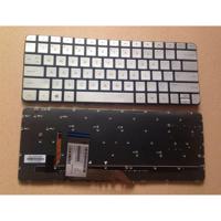 Notebook keyboard for HP Spectre X360 13-4000 13t-4000 with backlit sliver - thumbnail