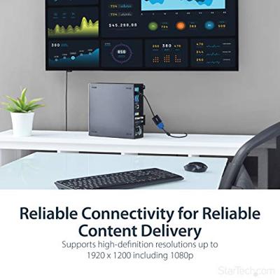 Adapter DisplayPort naar VGA Startech DP2VGA3 Zwart