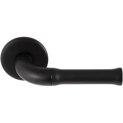 Formani Edward van Vliet NOUR EV100/64 deurkruk dubbel geveerd op rozet - mat zwart