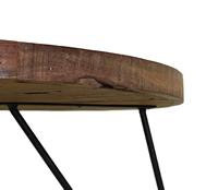 HSM Collection salontafel Eri Hairpin - naturel/zwart - 60x40 cm - thumbnail