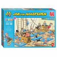 Puzzel Jan van Haasteren Junior Apenkooien 240 stukjes - thumbnail
