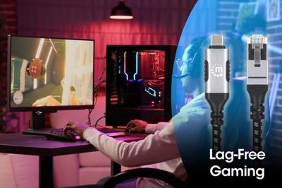 Manhattan USB-kabel USB 3.2 Gen1 (USB 3.0 / USB 3.1 Gen1) RJ45, USB-C stekker 200 cm Zwart/zilver Folie afscherming, Stoffen mantel 394826 Manhattan USB-kabel USB 3.2 Gen1 (USB 3.0 / USB 3.1 Gen1) RJ45, USB-C stekker 200 cm Zwart/zilver Folie afscherming, Stoffen mantel 394826