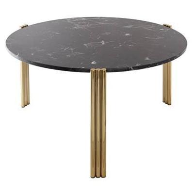 AYTM Tribus salontafel Ø80 goud|zwart