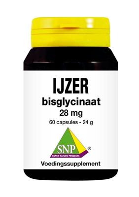 SNP IJzer bisglycinaat 28mg 60 Capsules SNP IJzer bisglycinaat 28mg 60 Capsules