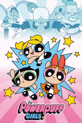 Poster Powerpuff Girls vs Villains 61x91,5cm Poster Powerpuff Girls vs Villains 61x91,5cm
