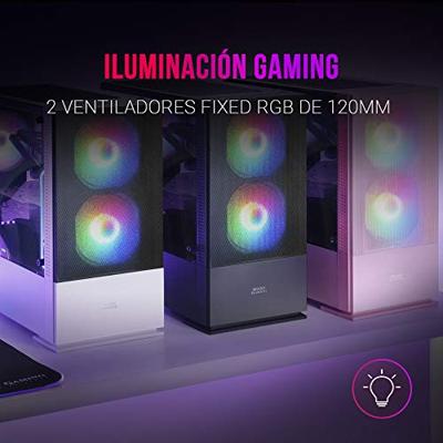 ATX/mATX Semi-toren BehuizingMars Gaming LED RGB LED RGB Micro ATX