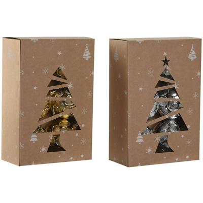 Kerstballen Home ESPRIT Gouden Zilverkleurig PVC 20 x 10 x 30 cm (2 Stuks) Kerstballen Home ESPRIT Gouden Zilverkleurig PVC 20 x 10 x 30 cm (2 Stuks)