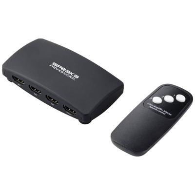 SpeaKa Professional SP-HDS-200 3 poorten HDMI-switch Met afstandsbediening UHD 8K @ 60 Hz, UHD 4K @ 120 Hz