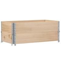 VidaXL Palletopzetranden 2 st 100x50 cm massief grenenhout - thumbnail