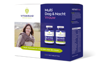 Vitakruid Multi Dag & Nacht Vrouw 100% Vegan 2 x 90 - thumbnail