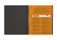 Oxford 100104329 Collegeblok Grijs, Oranje, Rood DIN A4+ Geruit Aantal paginas: 80 - thumbnail