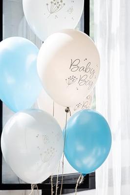 Ballonnen Blooming Baby Boy (6st)