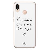 Huawei P20 Lite siliconen hoesje - Enjoy life - thumbnail