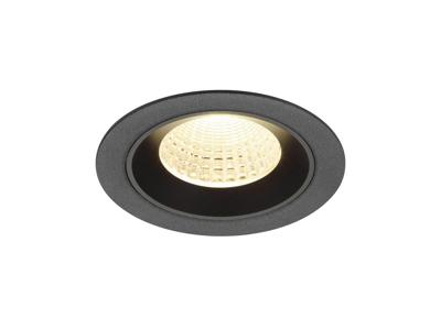 SLV InbouwspotNuminos M zwart 3000K - 55gr - 1009619