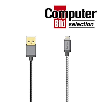 Hama USB-kabel Voor IPhone/iPad Met Lightning-connector USB 2.0 Metaal 0,75 M Hama USB-kabel Voor IPhone/iPad Met Lightning-connector USB 2.0 Metaal 0,75 M